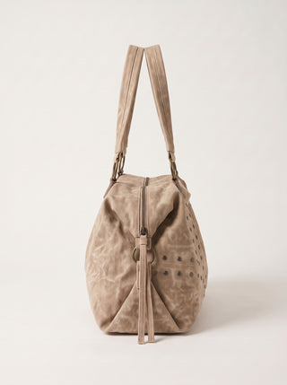Ella Studded Barrel Tote