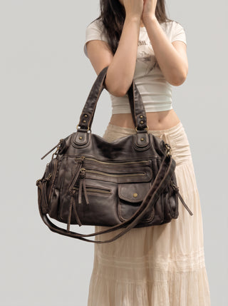 Dora Multi-Pocket Shoulder Bag