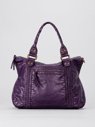 Emma Braided Edge Shoulder Bag