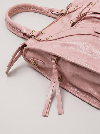 Ember Tassel Zip Leather Satchel