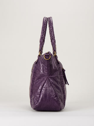 Emma Braided Edge Shoulder Bag