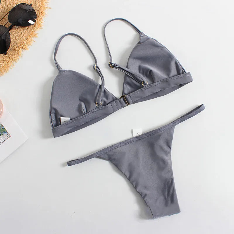 Bare Necessities Triangle Bikini Set