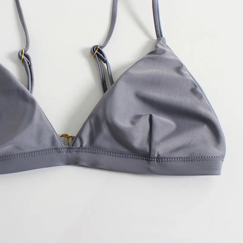 Bare Necessities Triangle Bikini Set