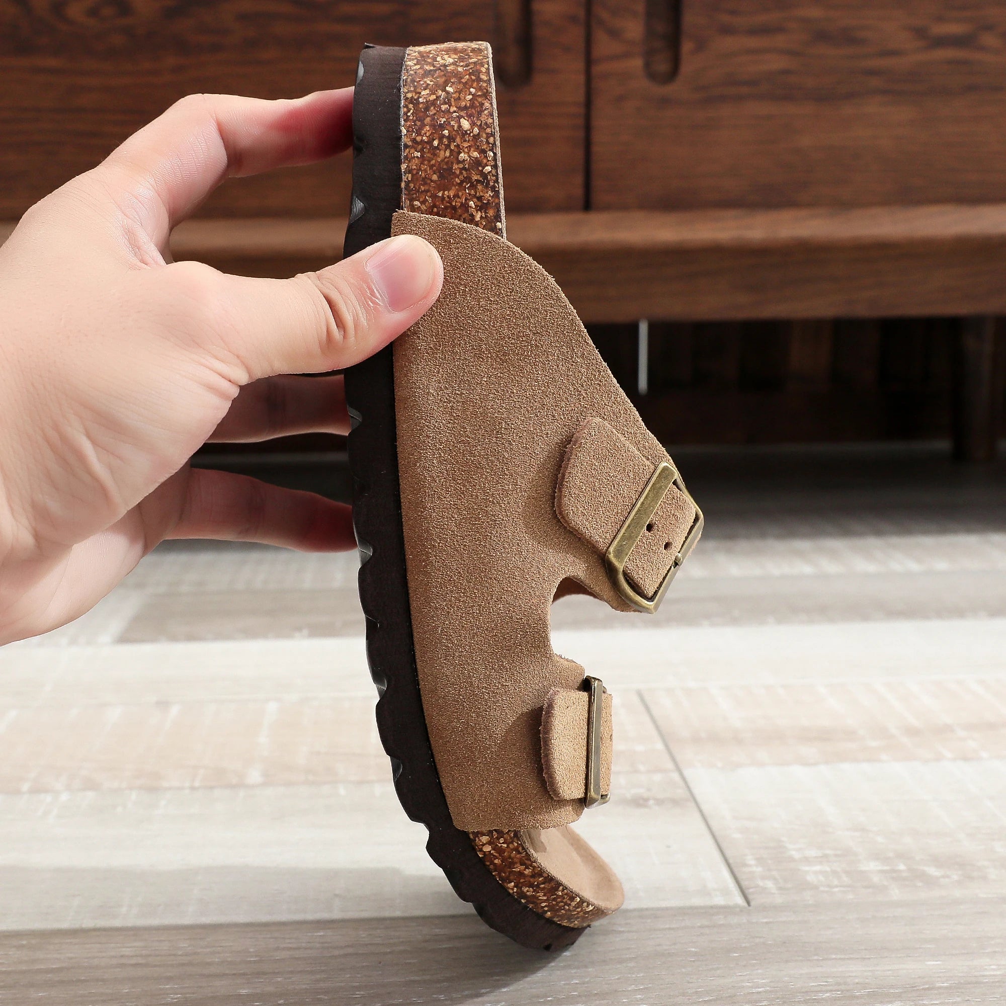 Golden Hour Double Strap Sandals