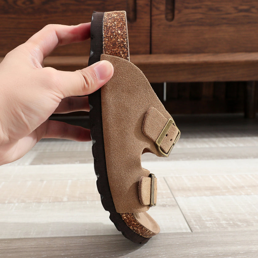 Golden Hour Double Strap Sandals