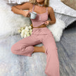 Morning Muse Scallop Cami & Wide Leg Pants Lounge Set