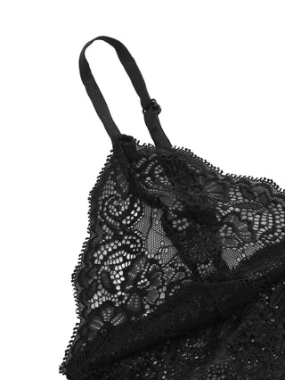 Sweet & Savage Lace Bralette & Satin Shorts Set
