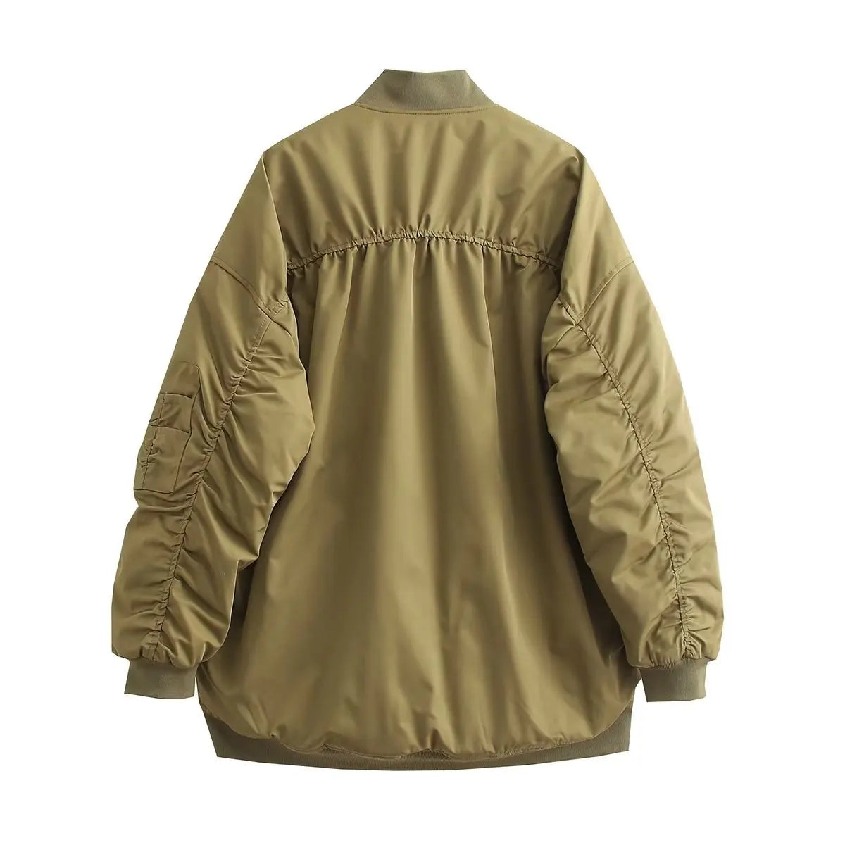 Off Duty Oversized Puffer Bomber Jacket