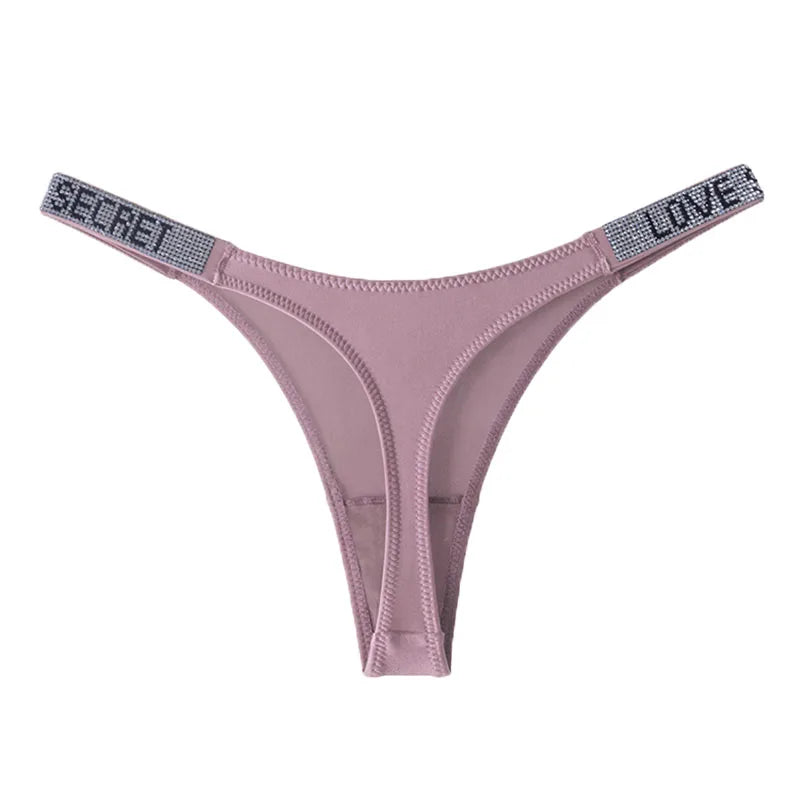Rhinestone Cowgirl Embellished Waistband Thong