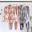 Cozy Chess Club Argyle Flannel Pajama Set