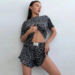 Wild At Heart Leopard Print Tee & Shorts Lounge Set