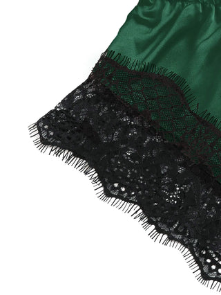 Sweet & Savage Lace Bralette & Satin Shorts Set