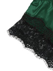 Sweet & Savage Lace Bralette & Satin Shorts Set