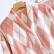 Cozy Chess Club Argyle Flannel Pajama Set