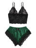 Sweet & Savage Lace Bralette & Satin Shorts Set