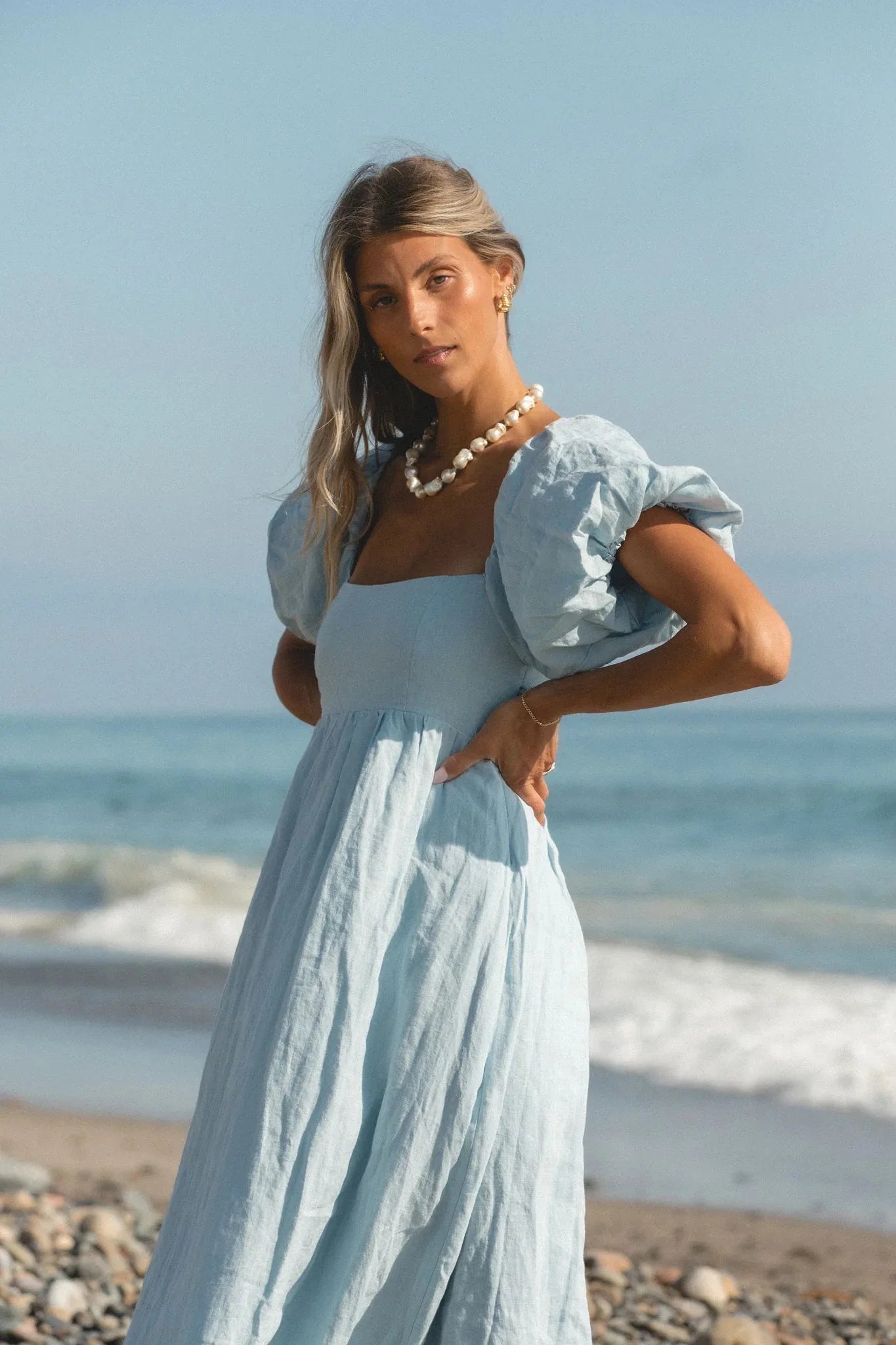 The Shoreline Sweetheart Dress