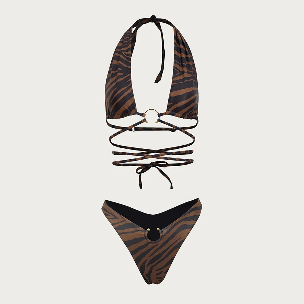 Midnight Siren Wrap Bikini