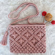 Knot Your Average Macramé Tassel Crossbody Bag