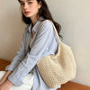 Seaside Daydream Crochet Shoulder Tote Bag