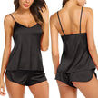 Silky Nights Satin Cami & Shorts Pajama Set
