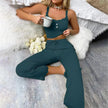 Morning Muse Scallop Cami & Wide Leg Pants Lounge Set