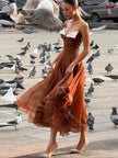 Cinnamon Muse Midi Dress
