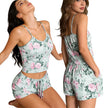 Pick Me Up Printed Crop Cami & Shorts Lounge Set