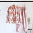 Cozy Chess Club Argyle Flannel Pajama Set
