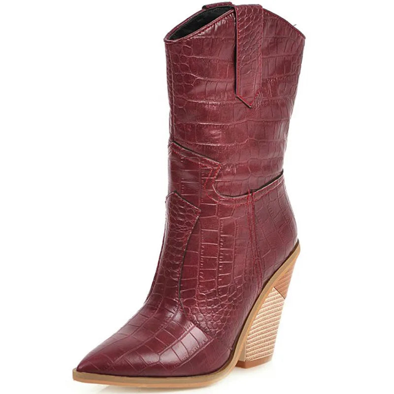 Croc Luxe Western Boots