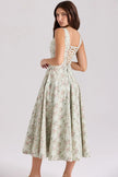 Elegant Corset Midi Dress