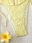 Shell Yeah Textured Halter Cut-Out One Piece Swimsuit
