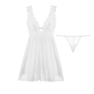 Golden Hour Lace Strap Satin Babydoll