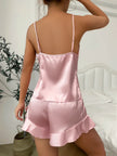 Boss Lady Brunch Satin Cami, Shorts & Robe 3-Piece Set