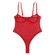 Love Language Sheer Heart Mesh Bodysuit