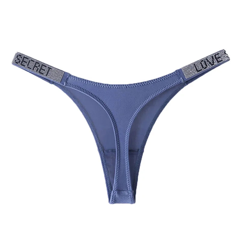 Rhinestone Cowgirl Embellished Waistband Thong