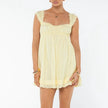 Romantic Eyelet Mini Dress