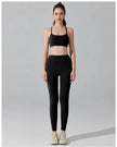 No Days Off Strappy Sports Bra & High Waist Leggings Set