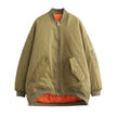 Off Duty Oversized Puffer Bomber Jacket