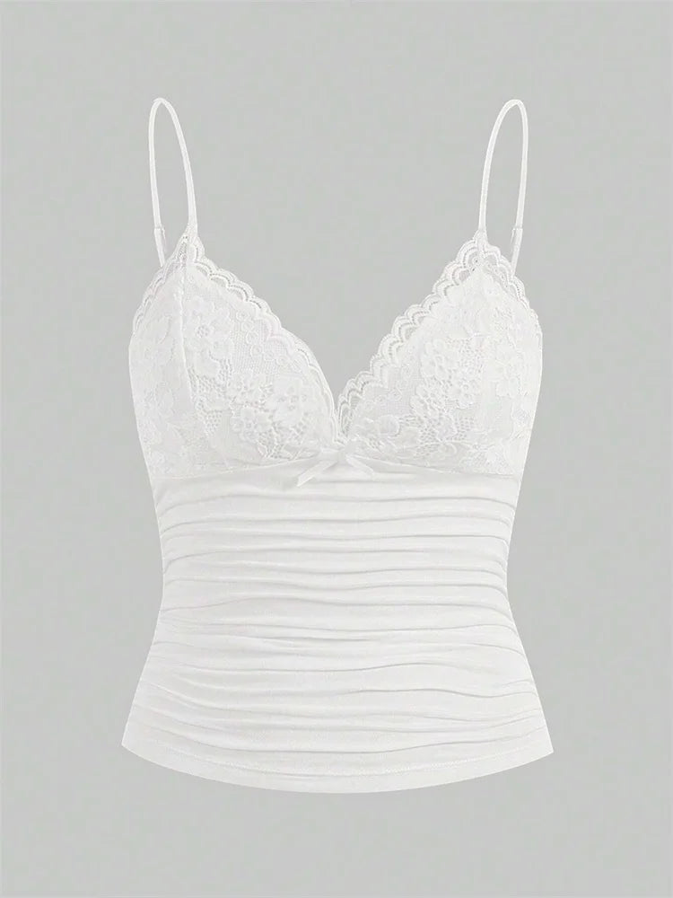 V Neck Lace Cami