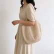 Seaside Daydream Crochet Shoulder Tote Bag