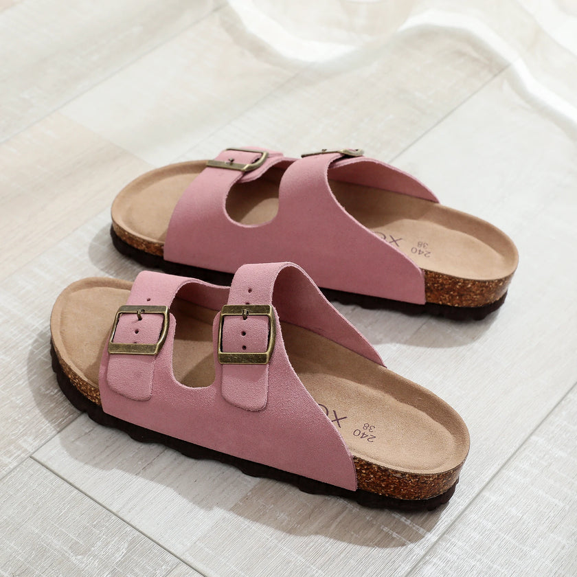 Golden Hour Double Strap Sandals