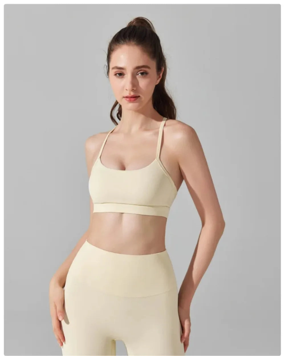 No Days Off Strappy Sports Bra & High Waist Leggings Set