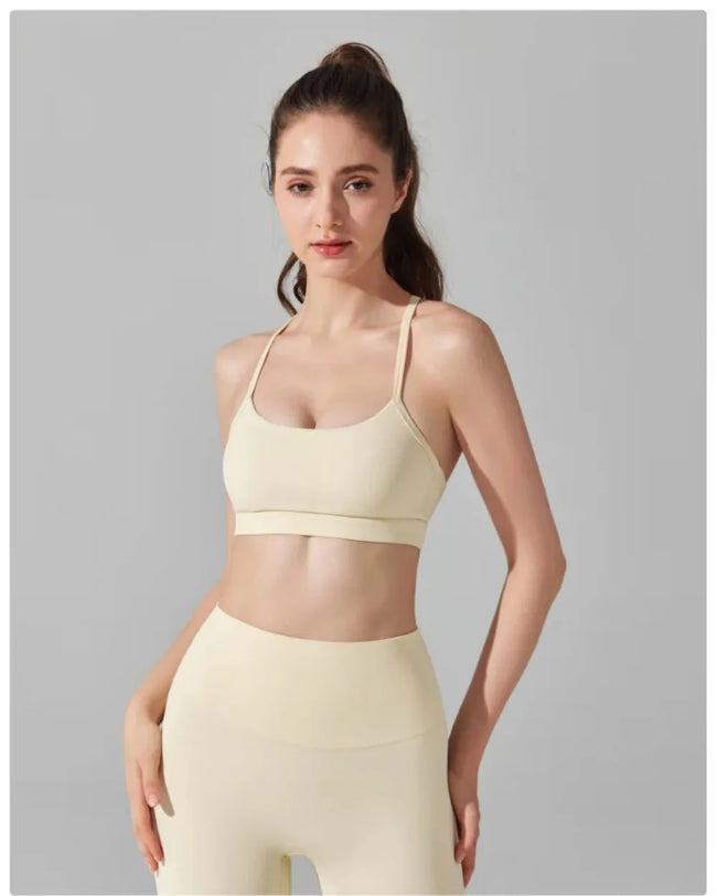 No Days Off Strappy Sports Bra & High Waist Leggings Set