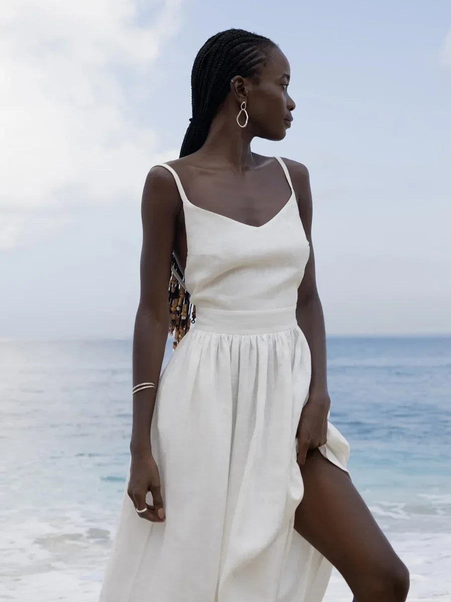Ocean Air Linen Dress