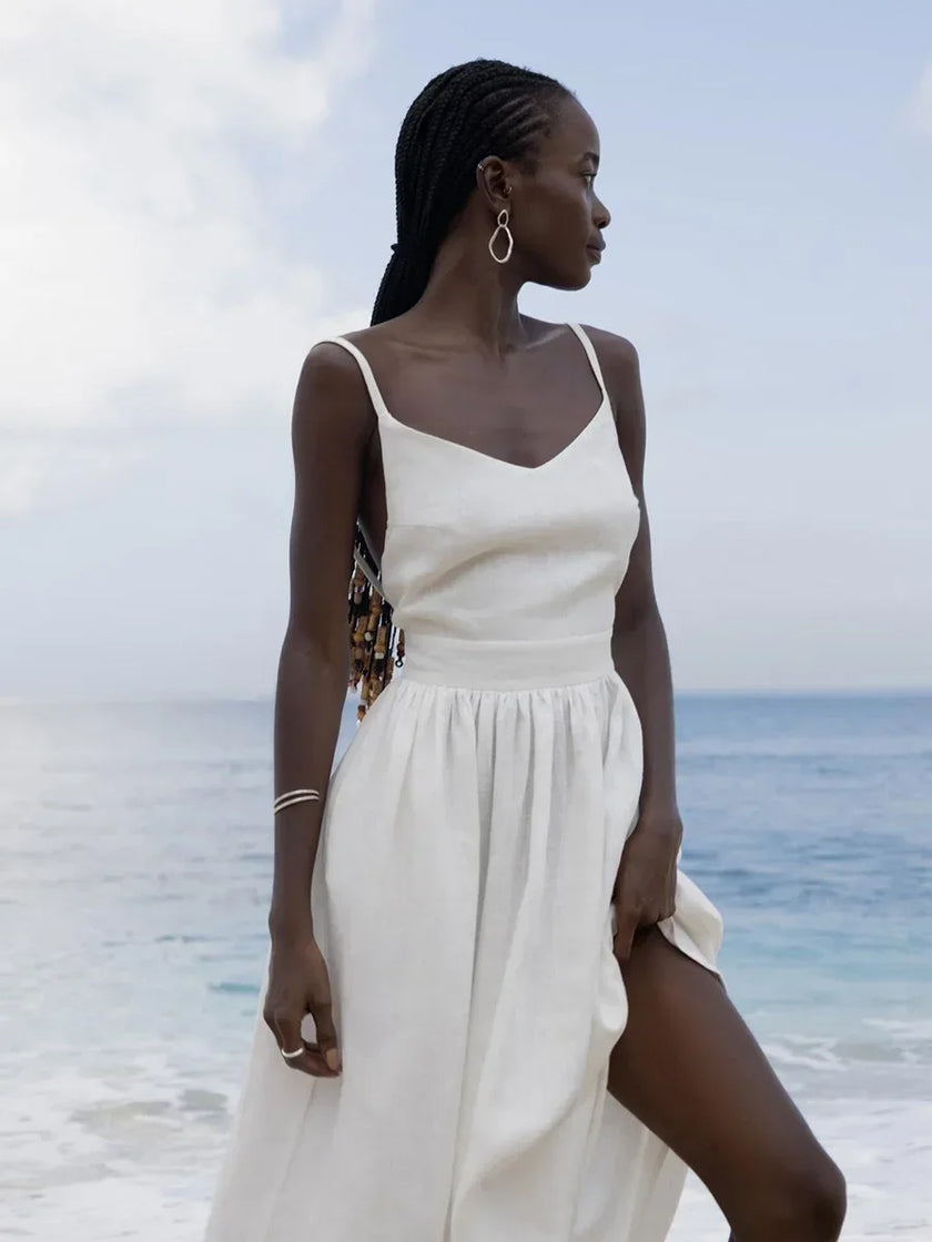Ocean Air Linen Dress