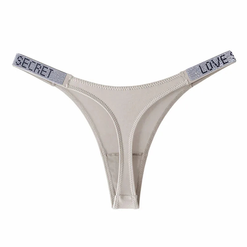 Rhinestone Cowgirl Embellished Waistband Thong