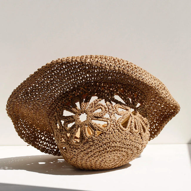 The Floral Crochet Sun Hat