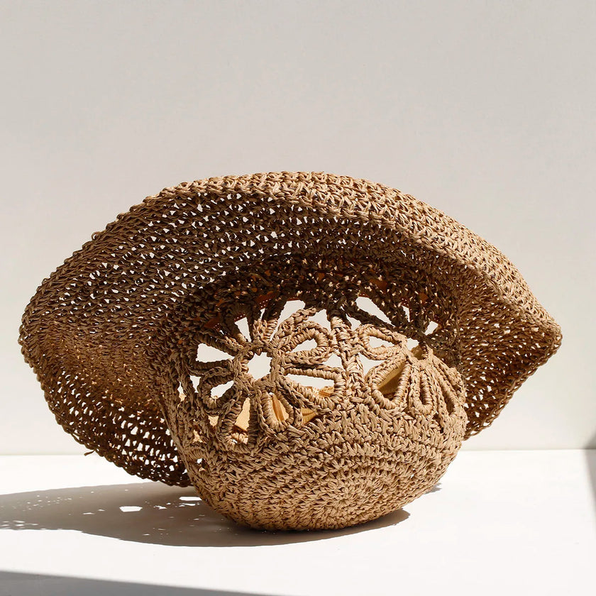 The Floral Crochet Sun Hat