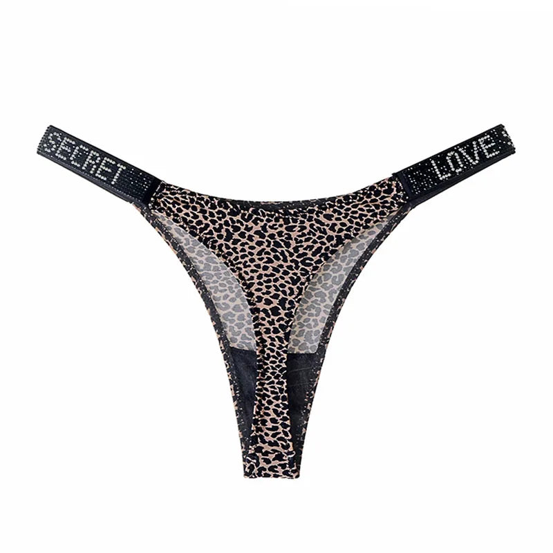 Rhinestone Cowgirl Embellished Waistband Thong