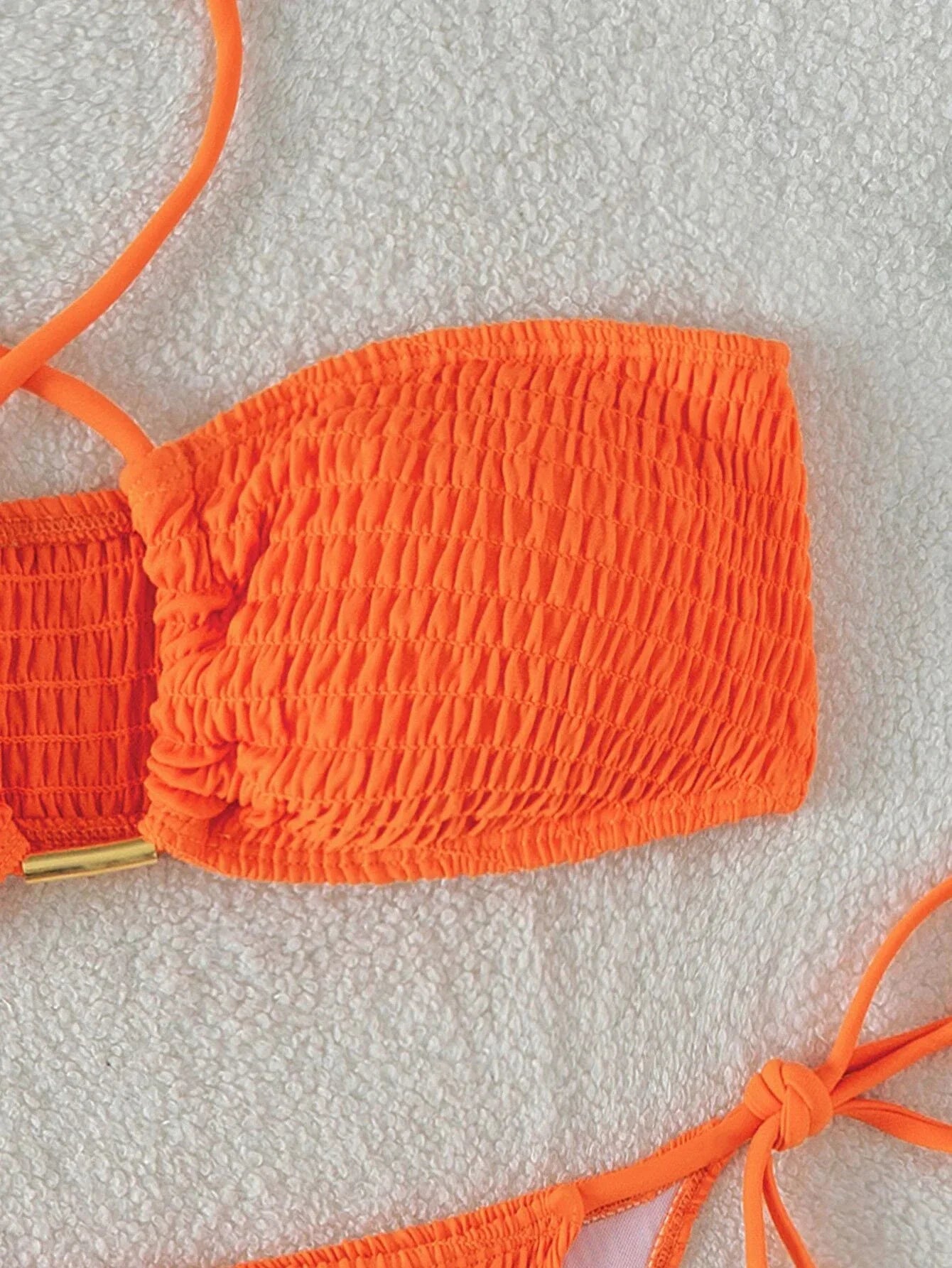 Crush Smocked Bikini Set